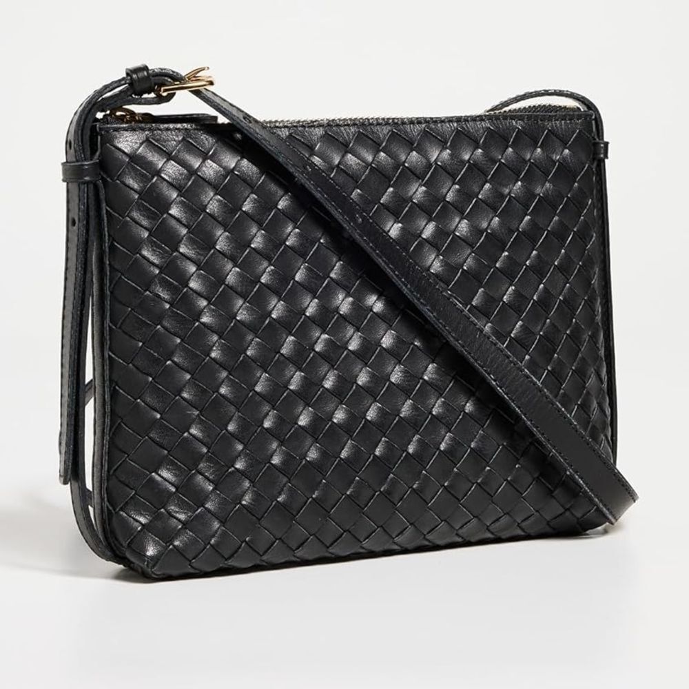 Madewell The Puff Crossbody Bag In True Black